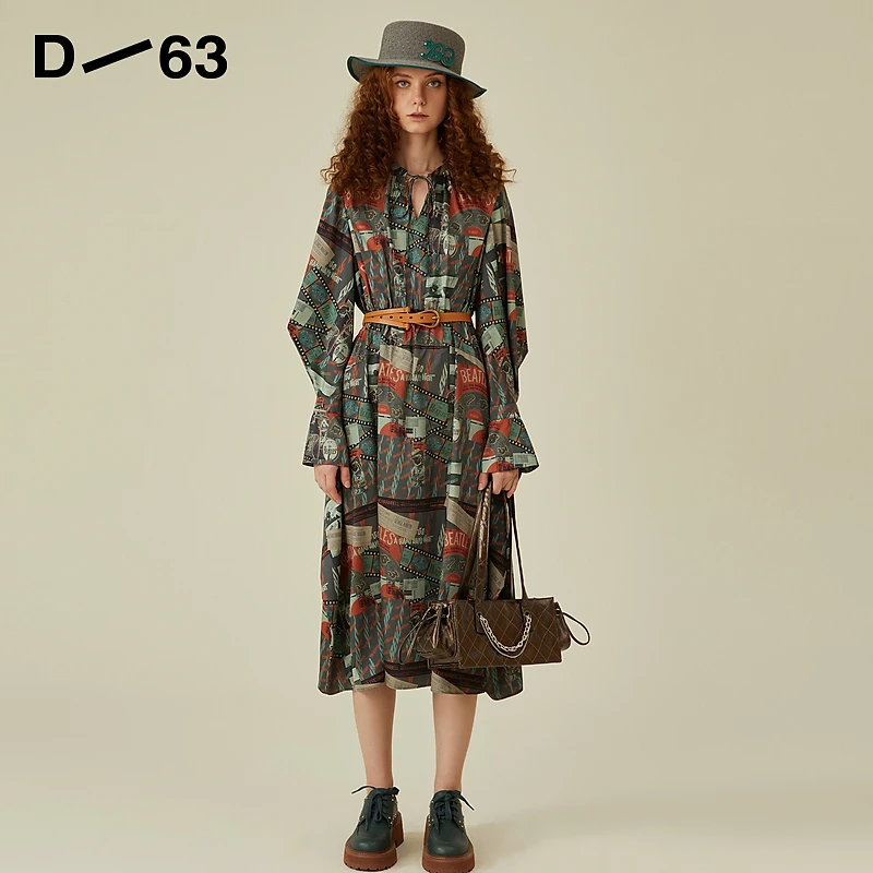 【尚雅】D63长袖连衣裙5E1L94164