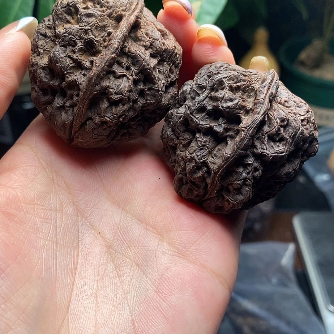文玩核桃把件金刚佛手42mm