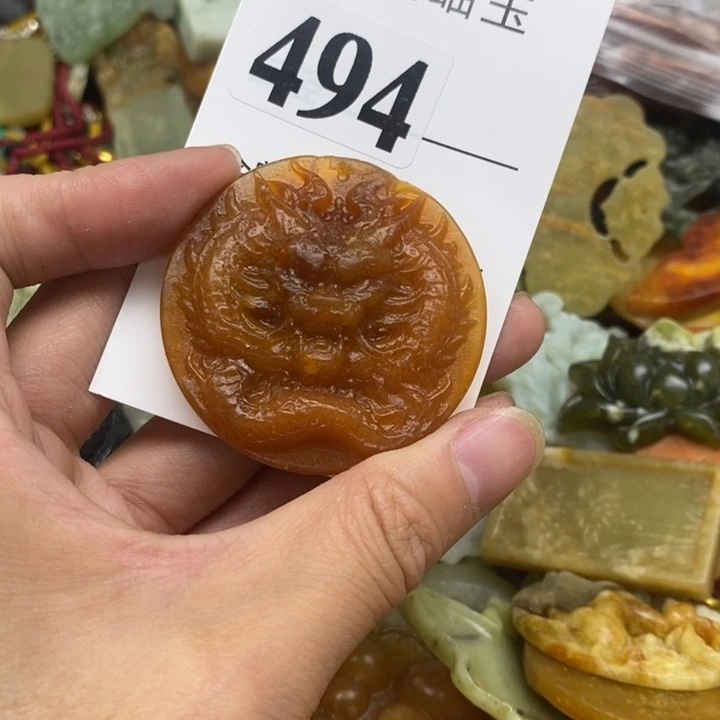 未镶嵌蛇纹石玉颈饰