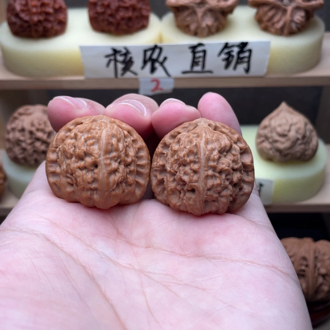 吊坠文玩核桃全品白狮子34➕交友价