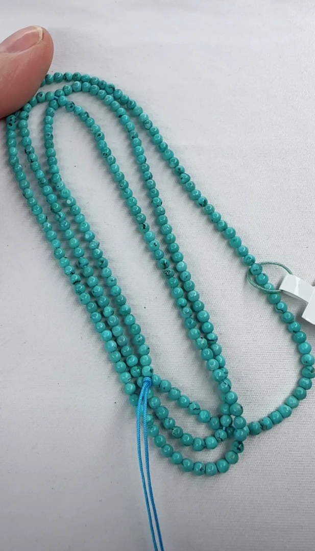 天然原矿绿松石戒指