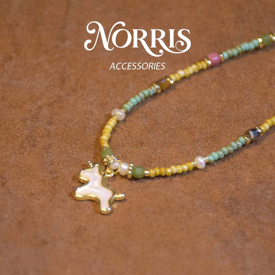 ANST 铜合金项链 Norris设计师款独角兽项链S8802