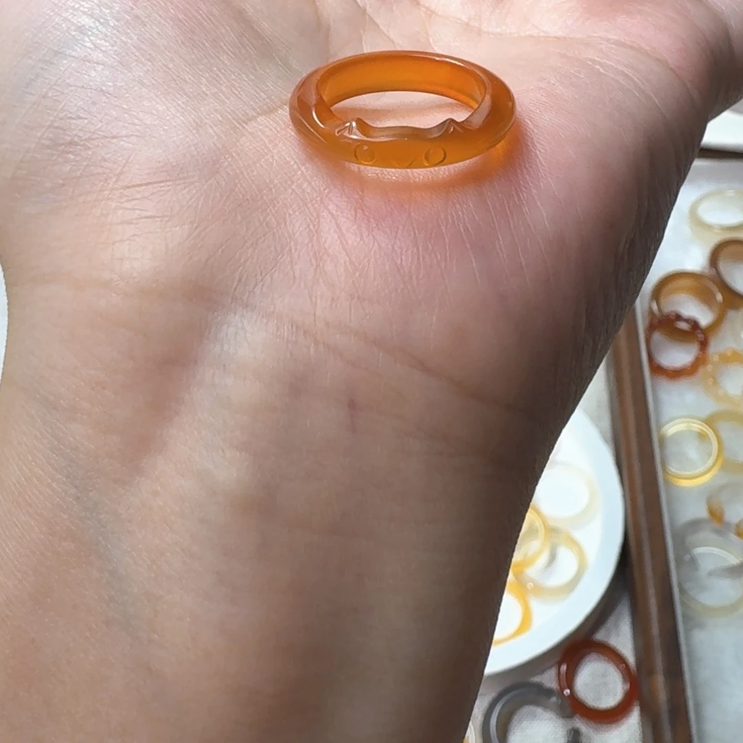 未镶嵌戒指玛瑙/玉髓400港12
