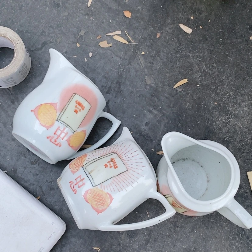 【闪购商品】瓷片牛****夷景德镇现代工艺品