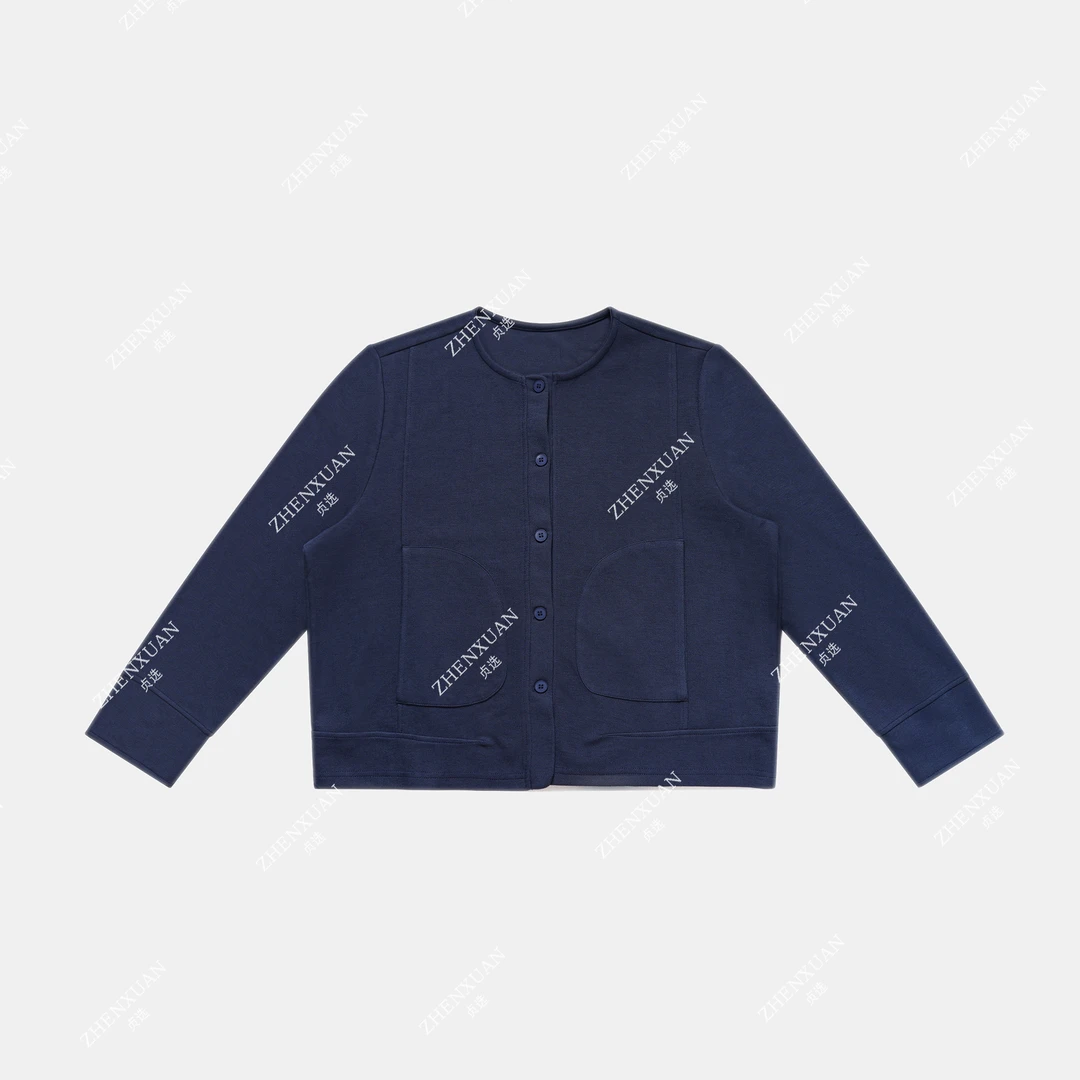 6161-长袖薄款短外套海岸短版外套休闲韩系宅萌系