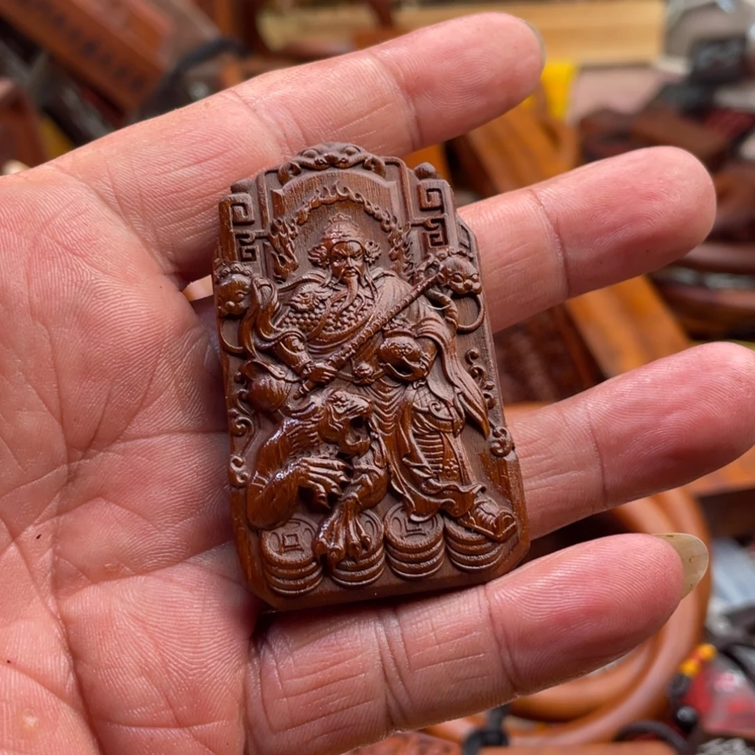 枣木雷击枣木雕刻牌子