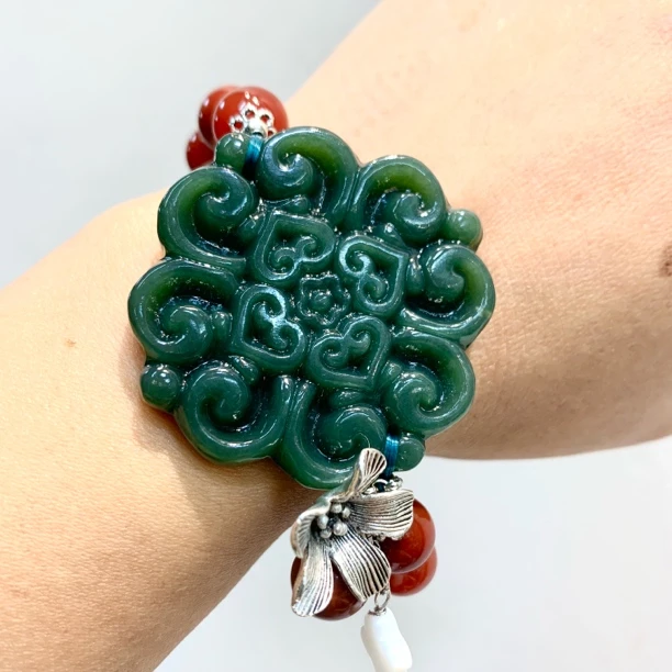 和田玉四平八稳手串手链