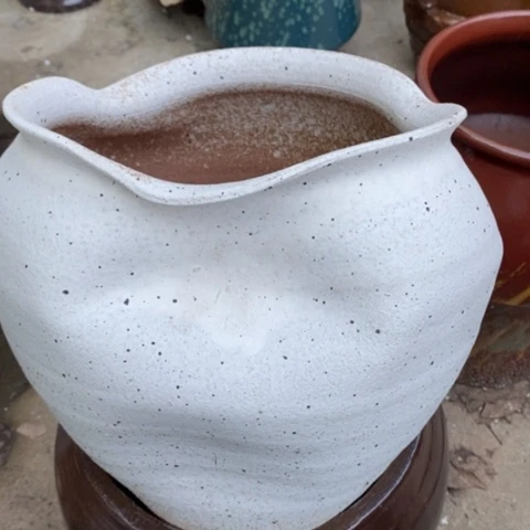 【闪购商品】紫砂花盆高27口23手工