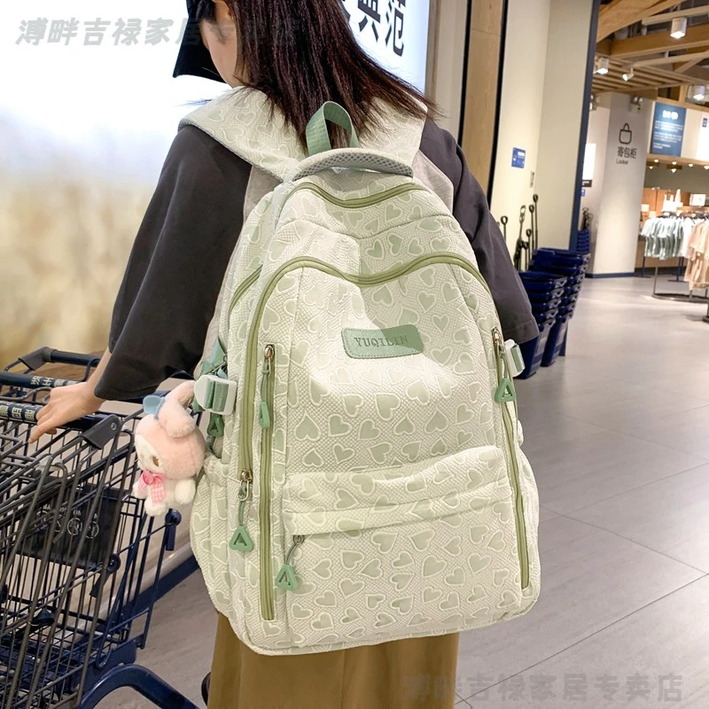 书包女初中生大容量清新可爱小学生双肩包中学生背包高中生旅行包