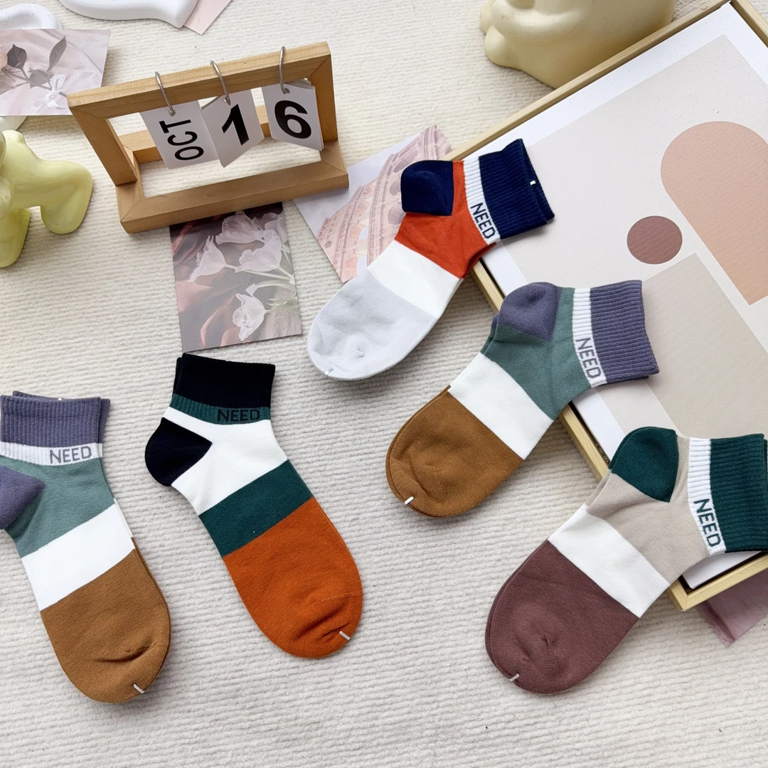 MK1212 10双男袜休闲简约时尚船袜