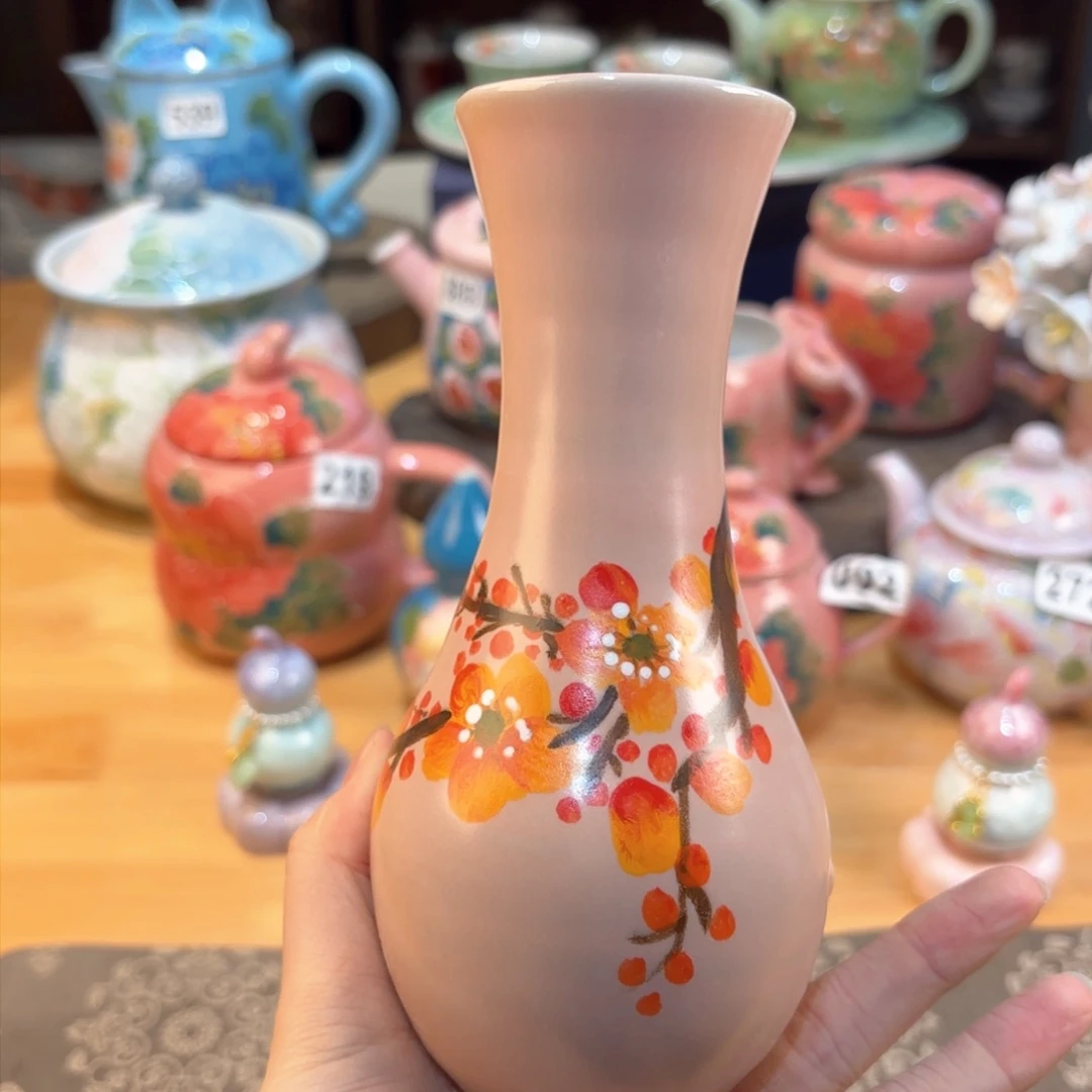 景德镇手绘高温釉下彩陶瓷茶具