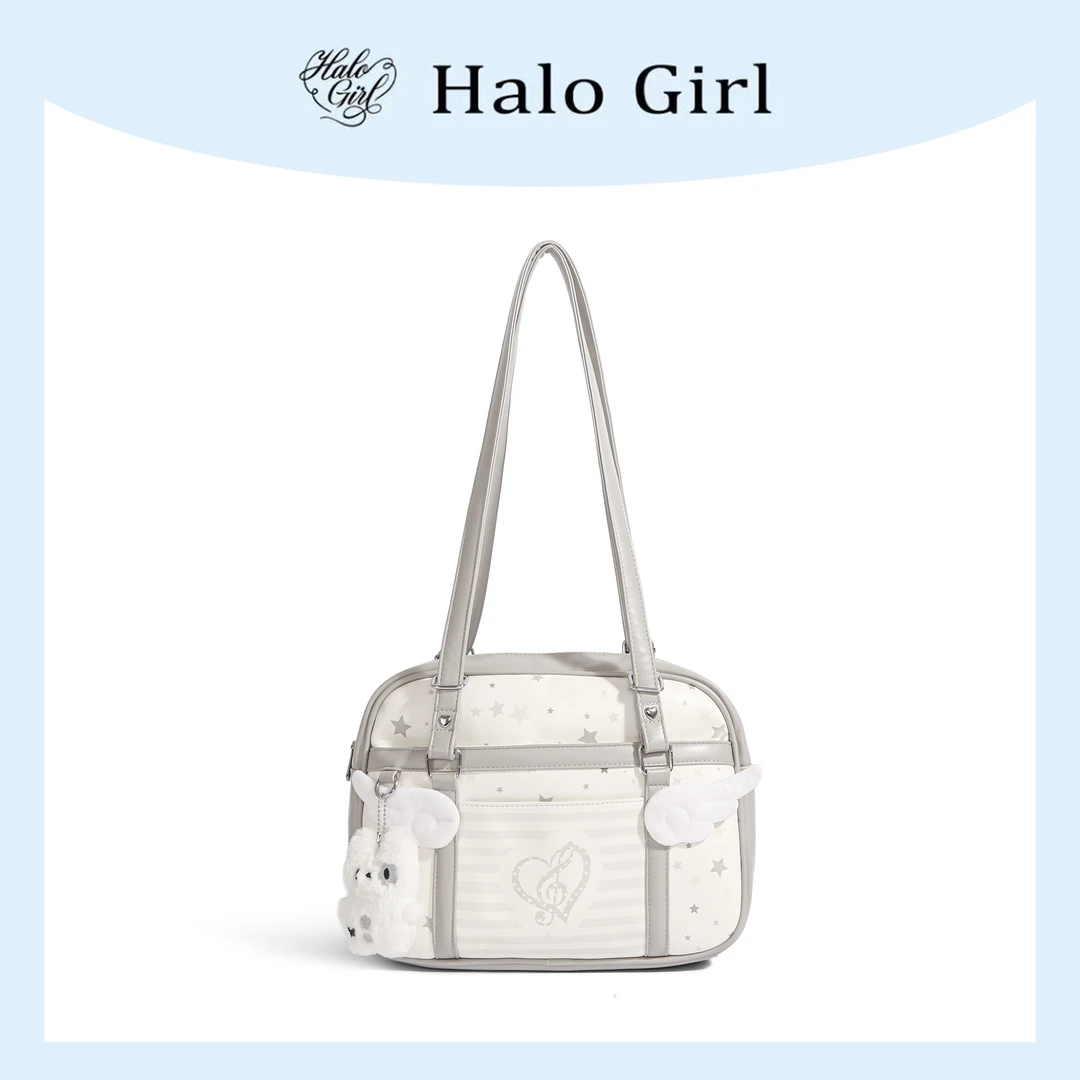 一张同学【长约32宽11高23单位厘米】时尚一包多背C7707灰色