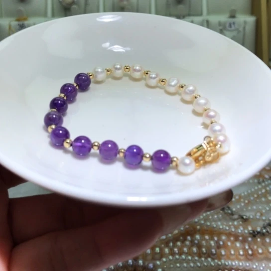 银S925镶嵌耳饰淡水珍珠