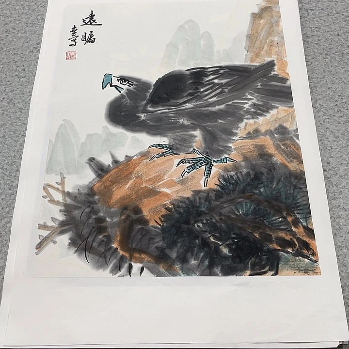 国画1.4平尺国画作品