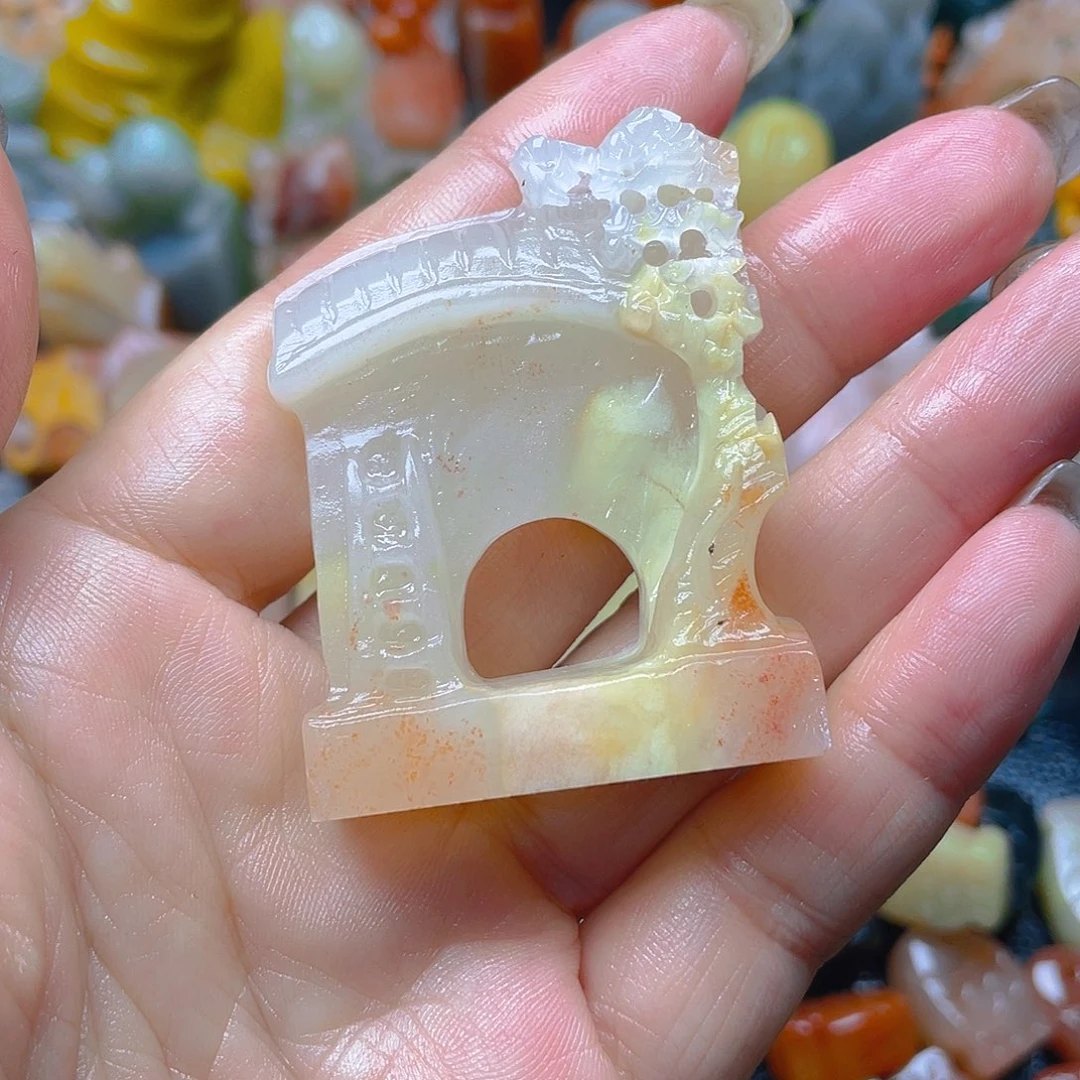 青田石印石熬****猫纯手工