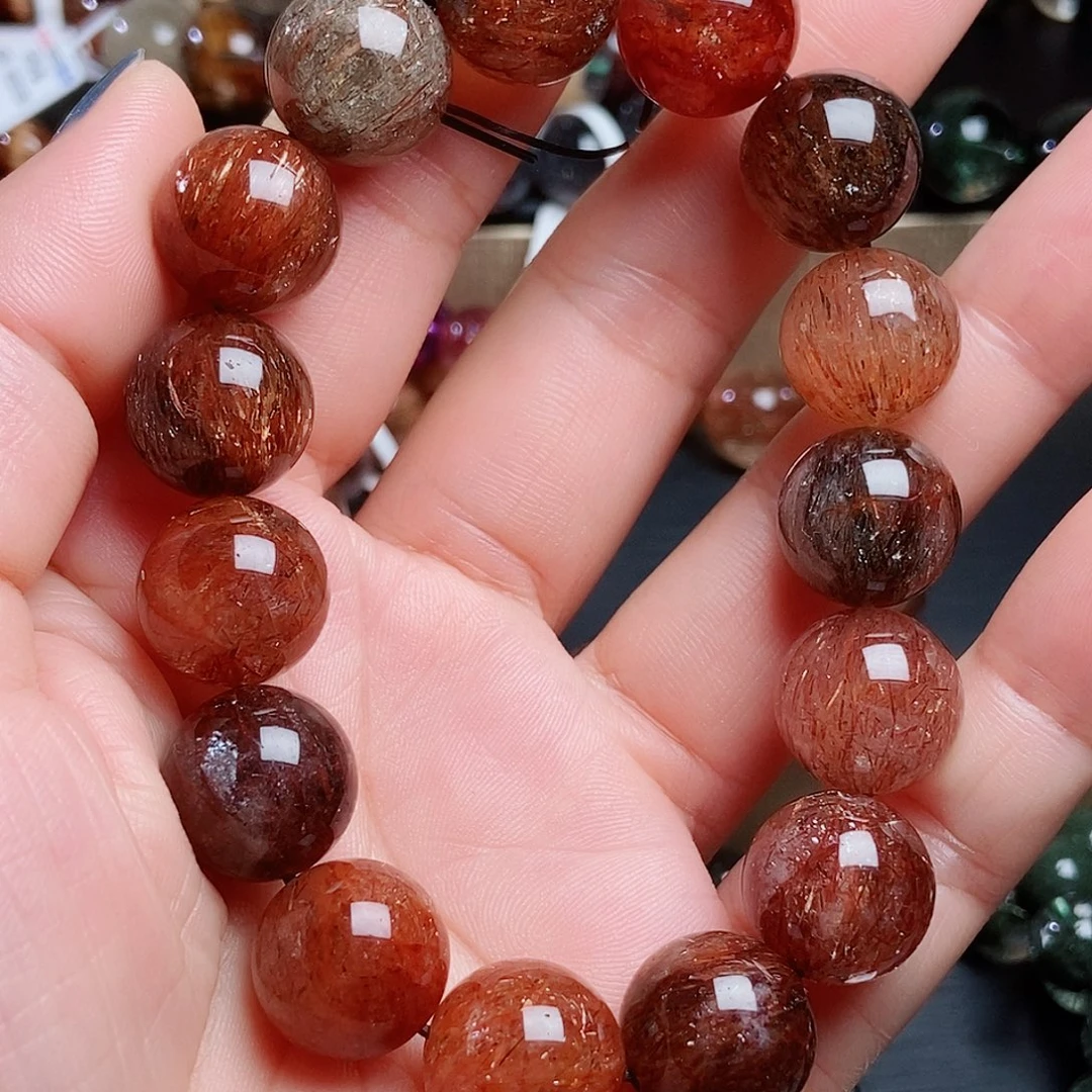 未镶嵌水晶手链黑金超七15