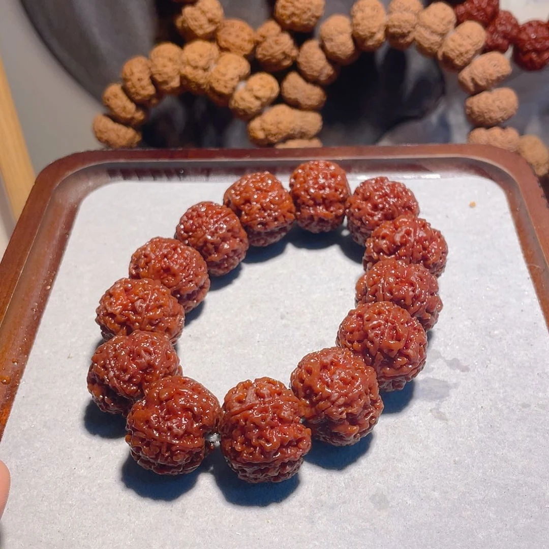手串金刚菩提蜂窝25mm【同心同轴】