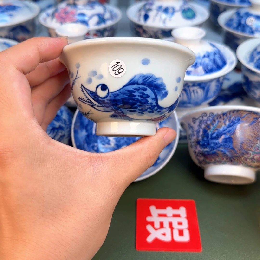 彦祖纯手工手绘茶具109