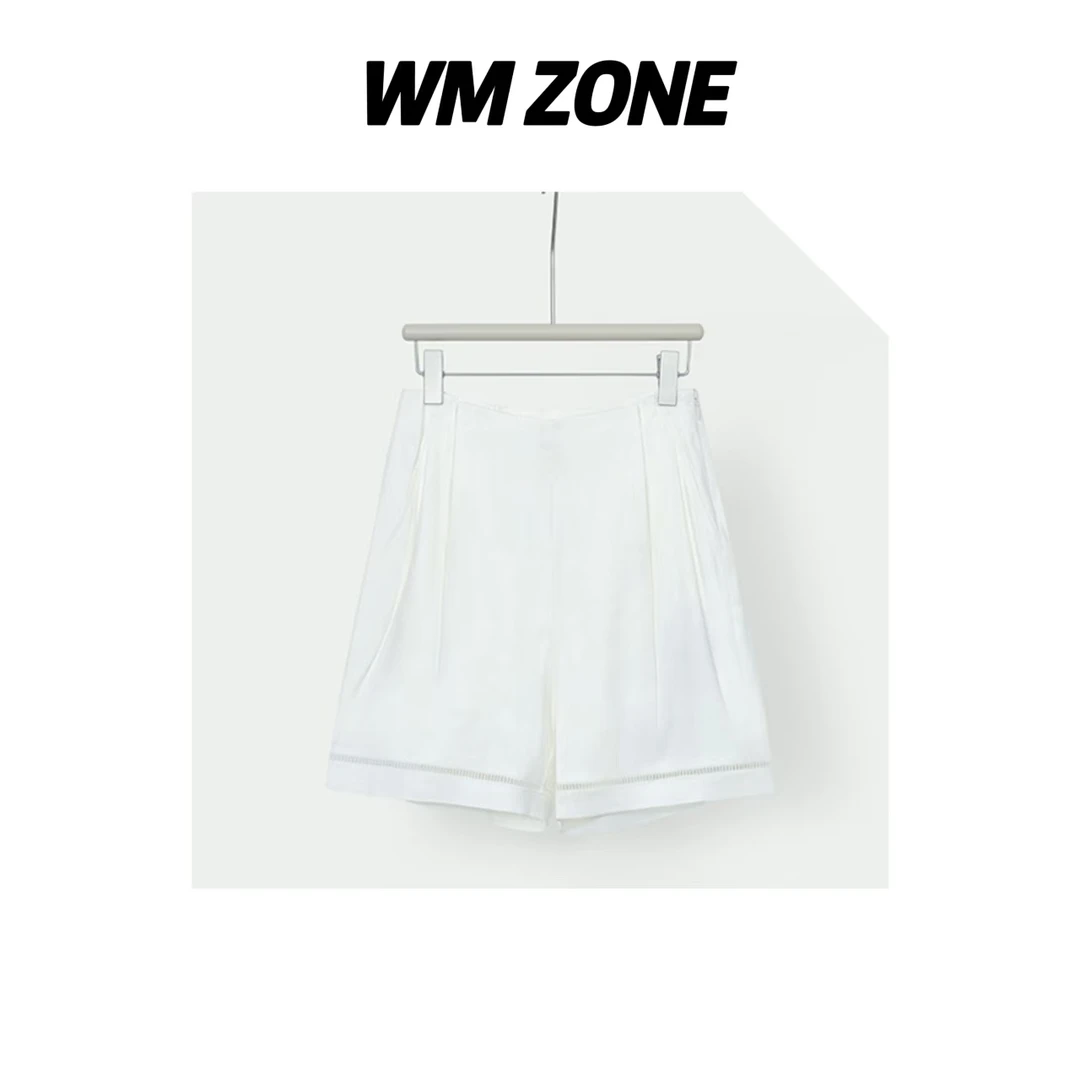 虎儿 3667 25-172 镂空织带拼接短裤