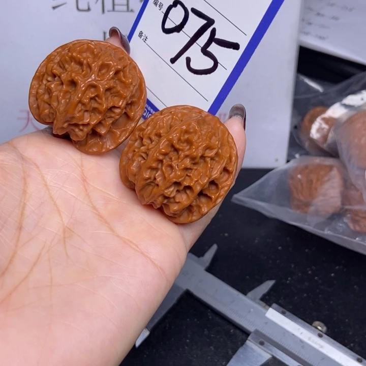 把件文玩核桃075/39苹果园