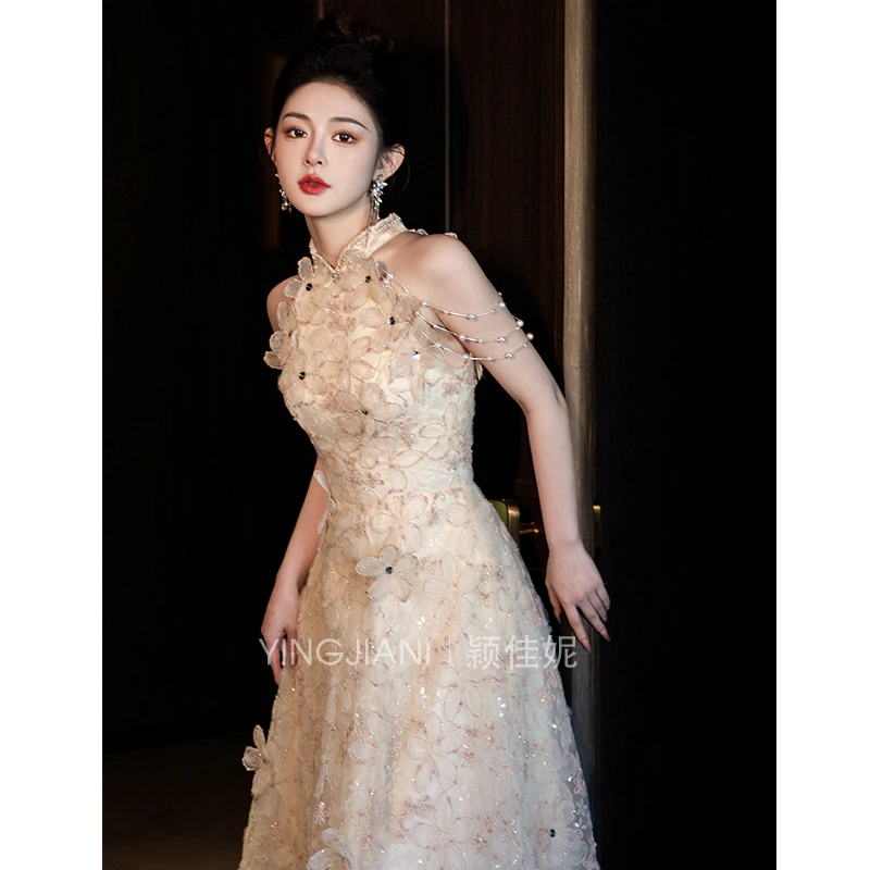 法式晚礼服女2025新款高级感气质订婚绝美敬酒公主裙高端轻奢小众