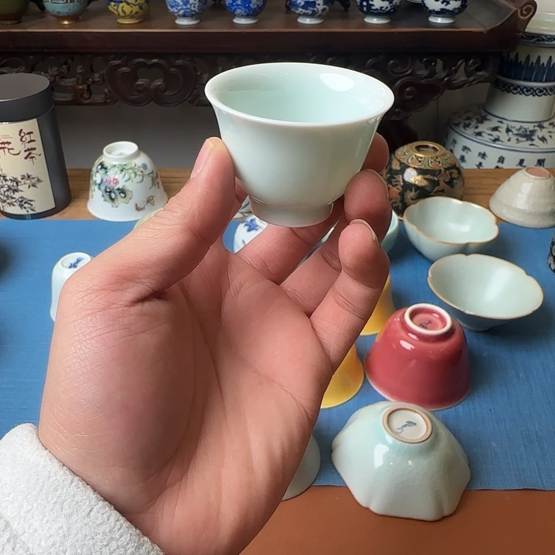 陶晓芳窑影青映晓杯