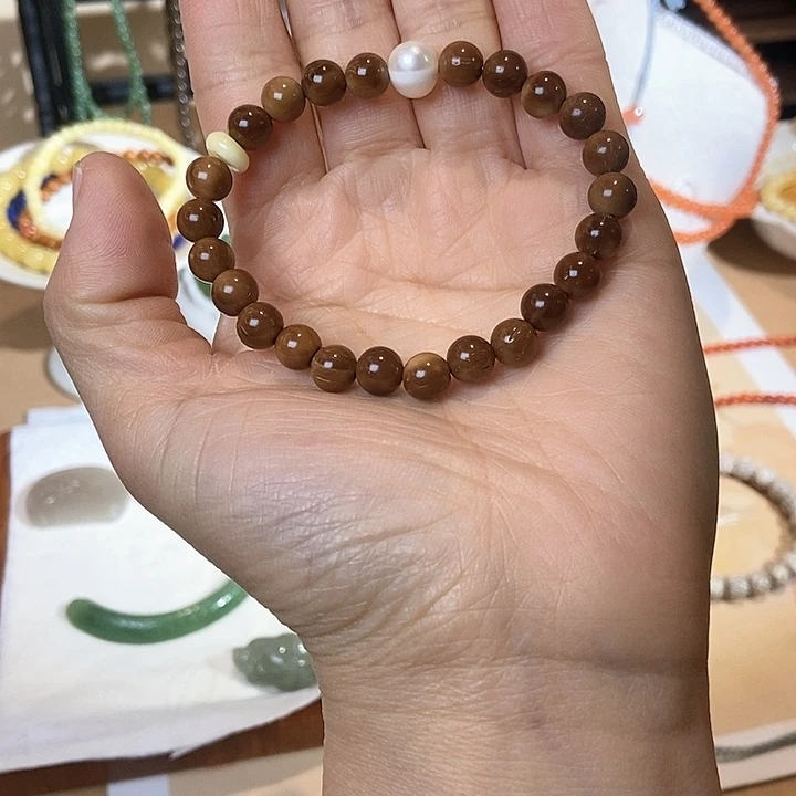 和田玉（糖玉）手链未镶嵌串