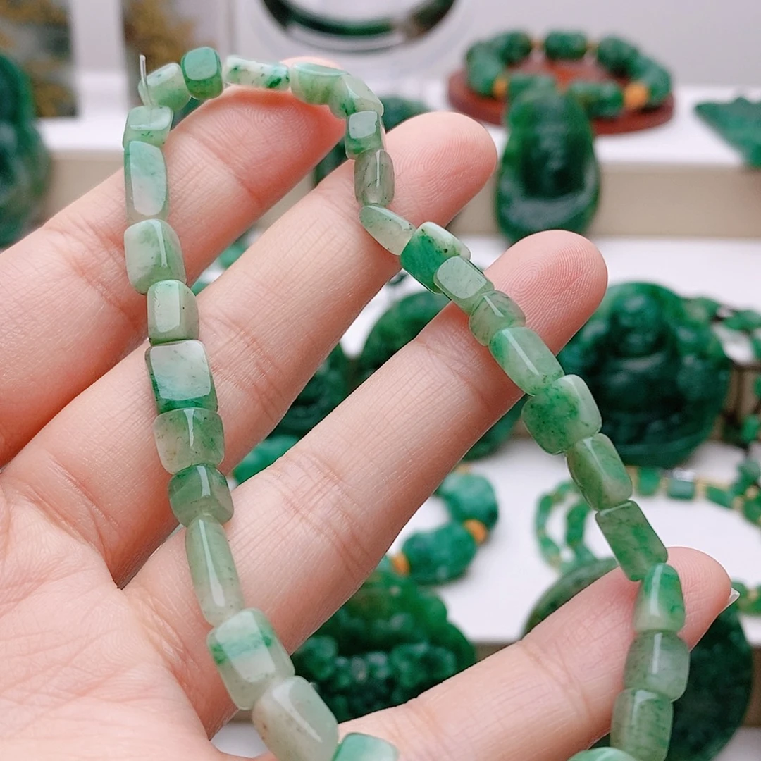 独山玉未镶嵌手串