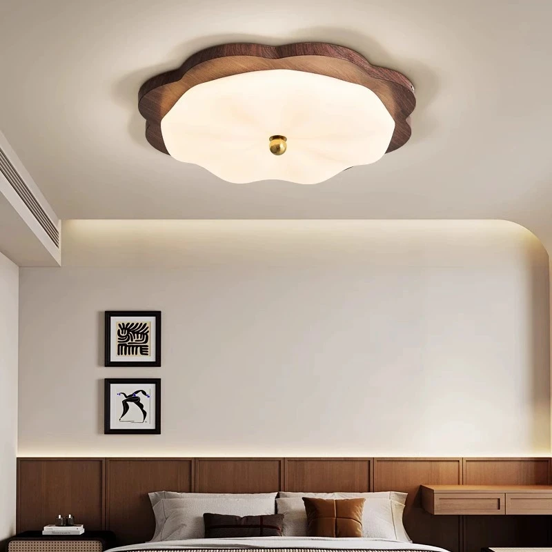 中古风卧室吸顶灯法式复古主卧房间灯2025新款美式复古书房灯具