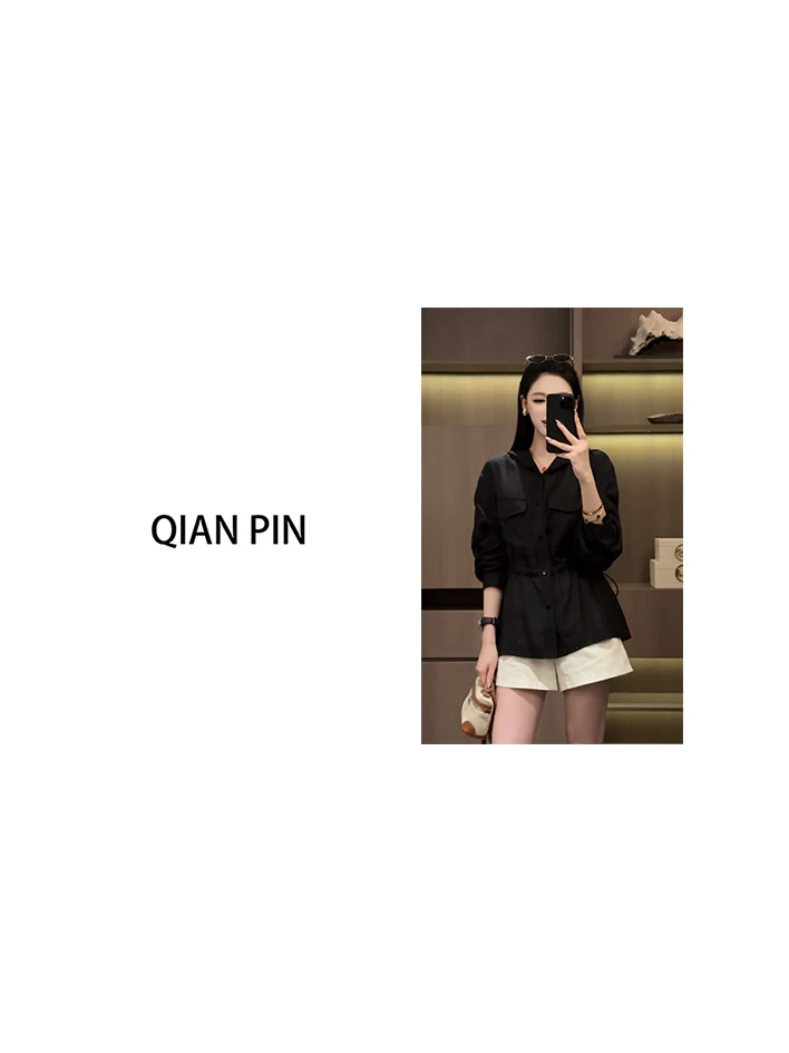 【六印服饰】【夏纳之夜】苎麻空调衫防晒衫长袖衬衫HQ2025391