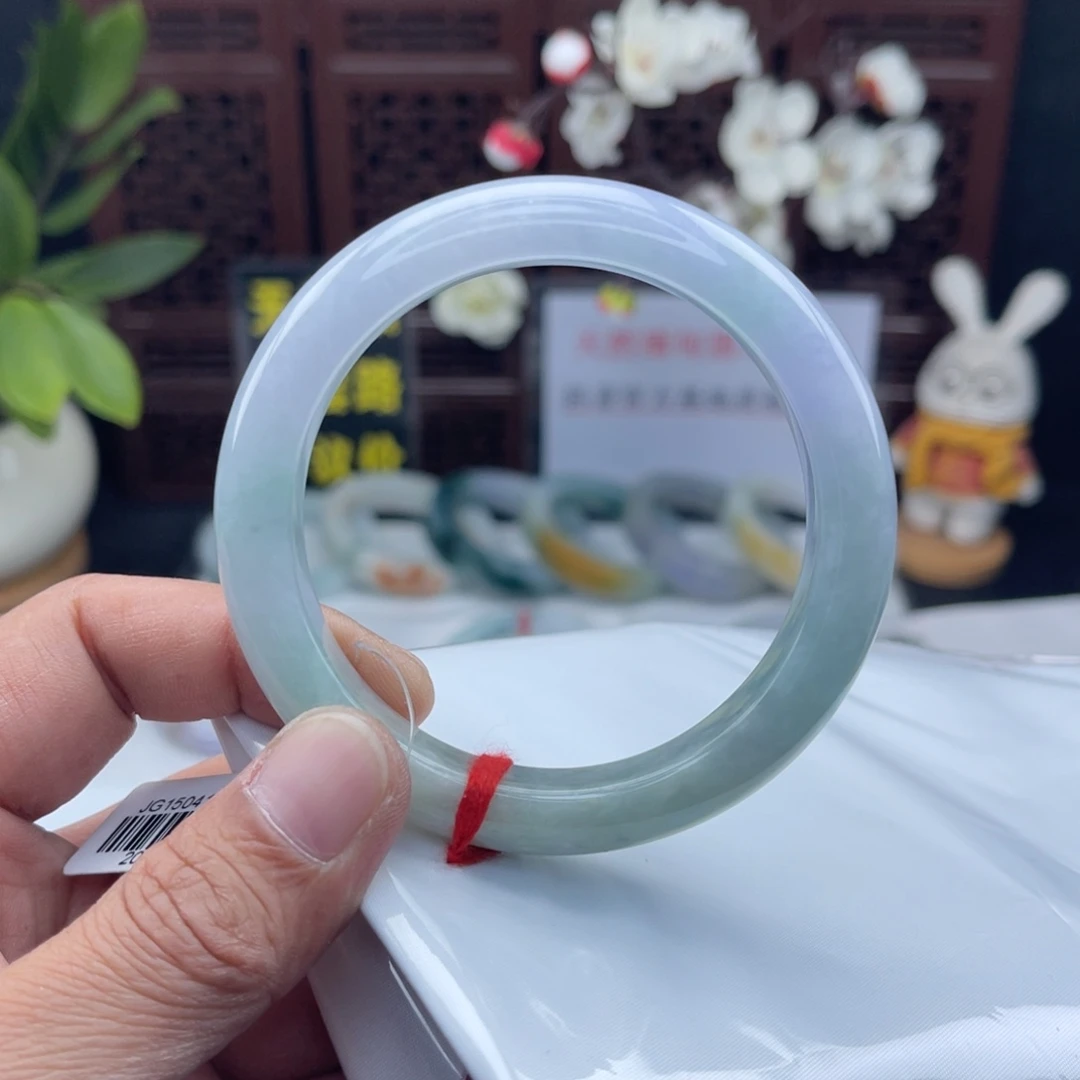 翡翠未镶嵌把件58-59正圈