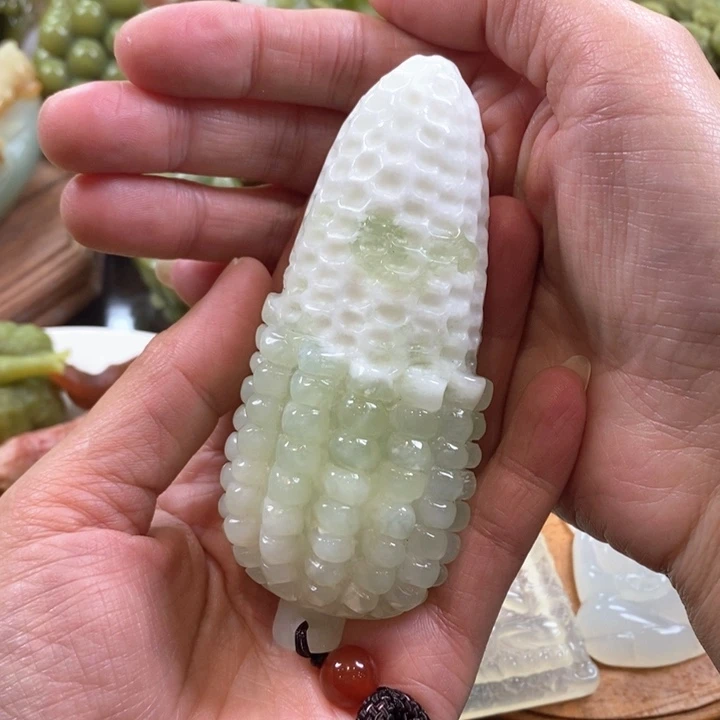 蛇纹石玉未镶嵌手把