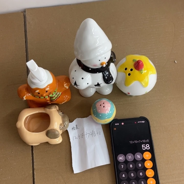 陶摆件微瑕陶瓷不退不换