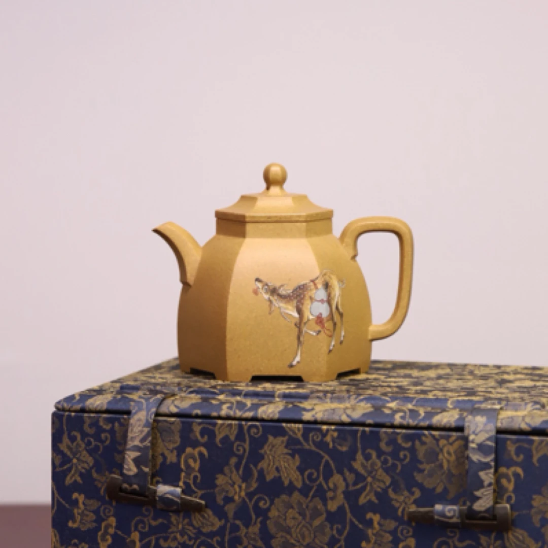 【六方宝亭】赵老师.实力派陶手，稀有原矿本山段.170cc全手工