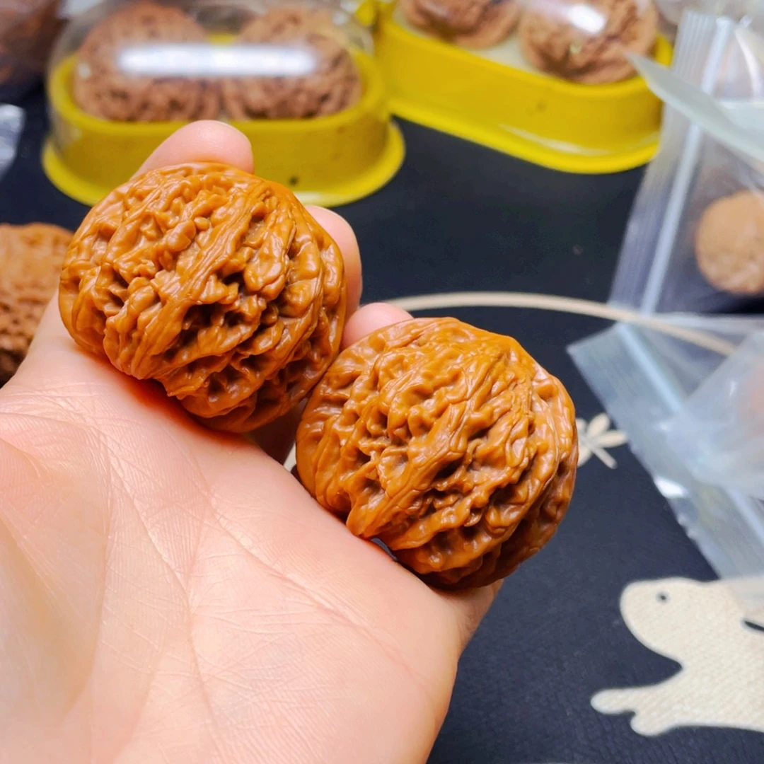 吊坠文玩核桃斯*饕餮纹