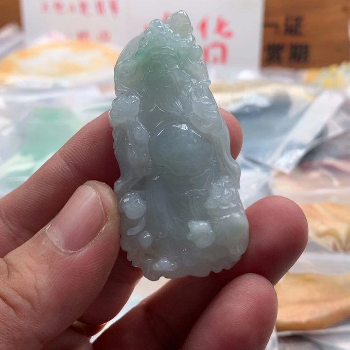 医***术翡翠未镶嵌颈饰保真天然a货翡翠