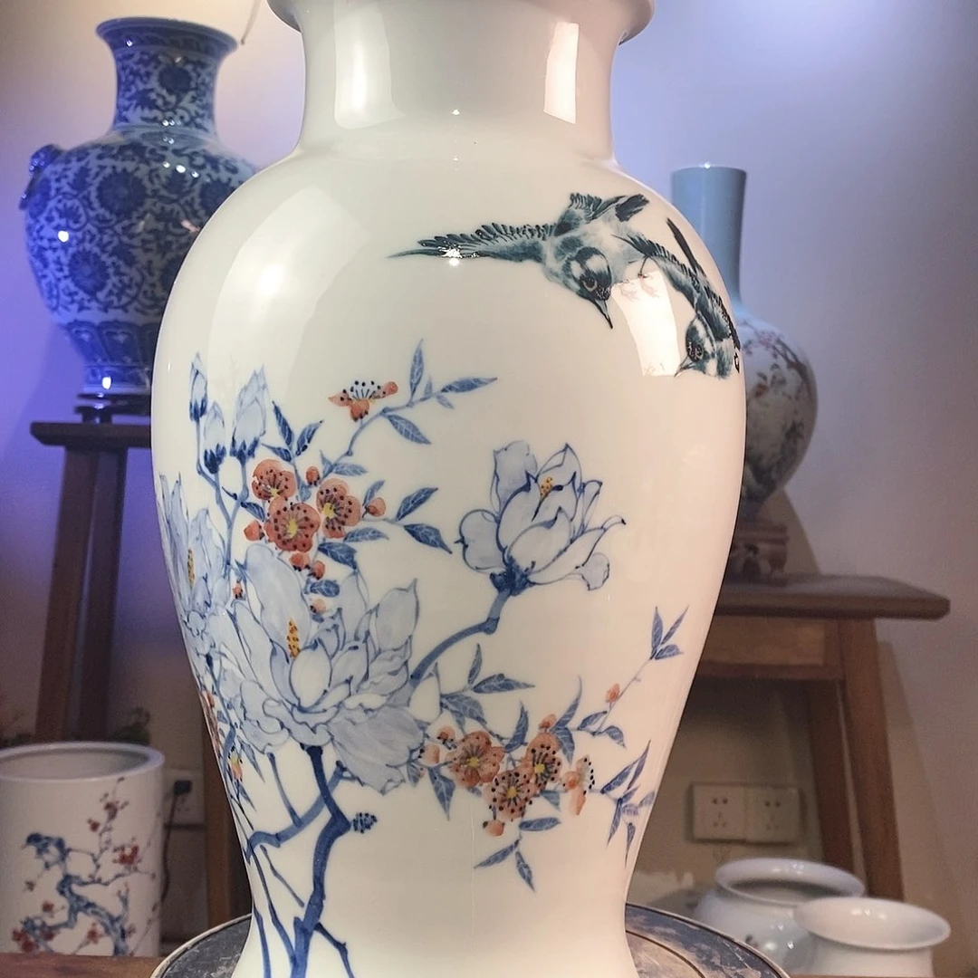 【闪购商品】景德镇陶瓷家用摆件花***人