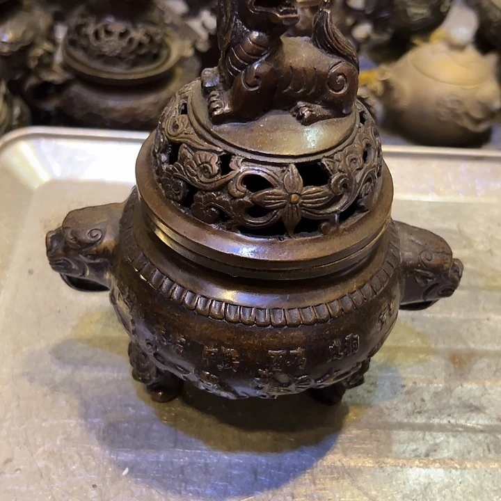 黄铜摆件，文房工艺品摆件
