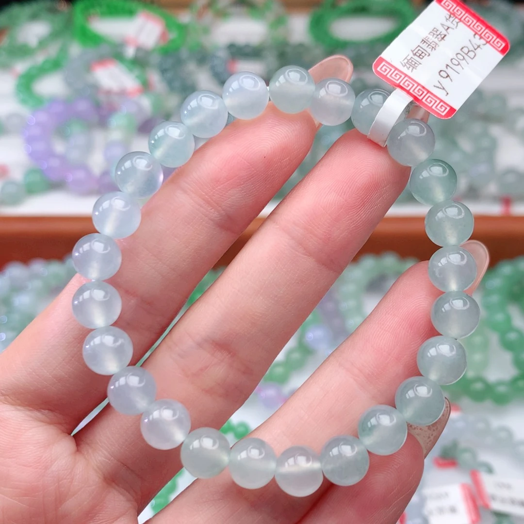 翡翠手链未镶嵌翡翠7mm
