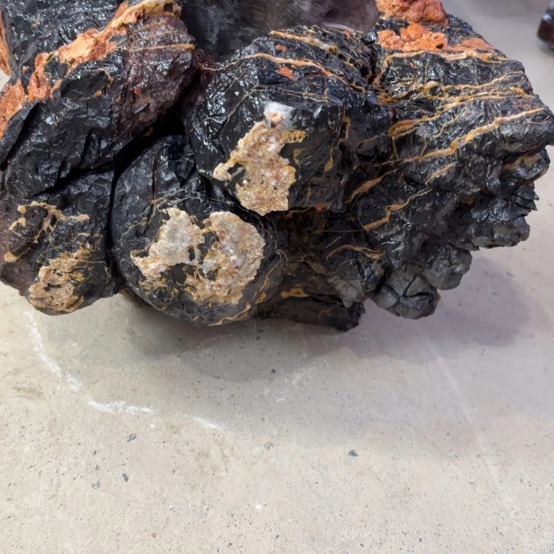 灵璧石花盆 天然外形