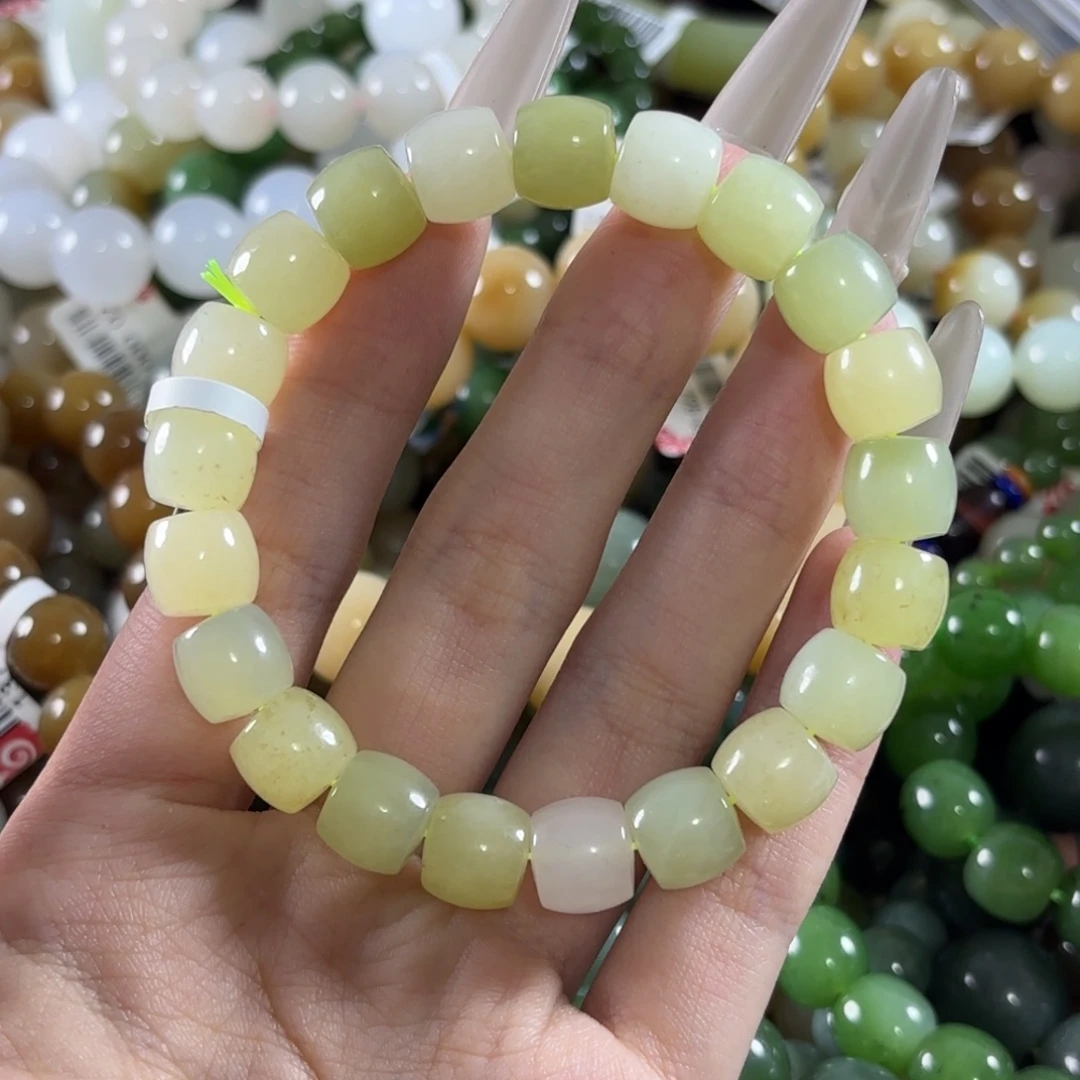 和田玉未镶嵌手链158