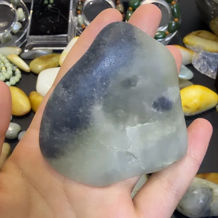 和田玉未镶嵌挂件96