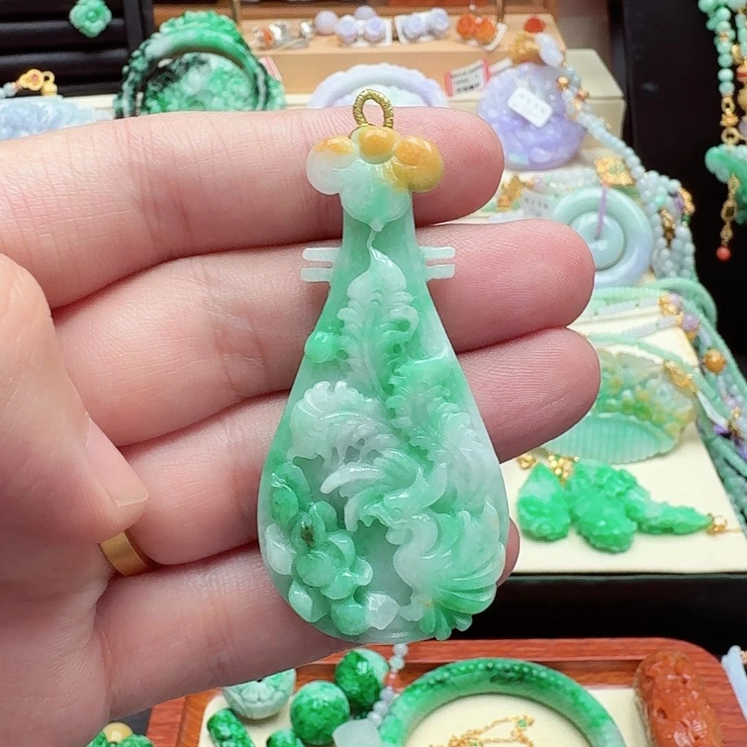 颈饰未镶嵌翡翠翡翠吊坠