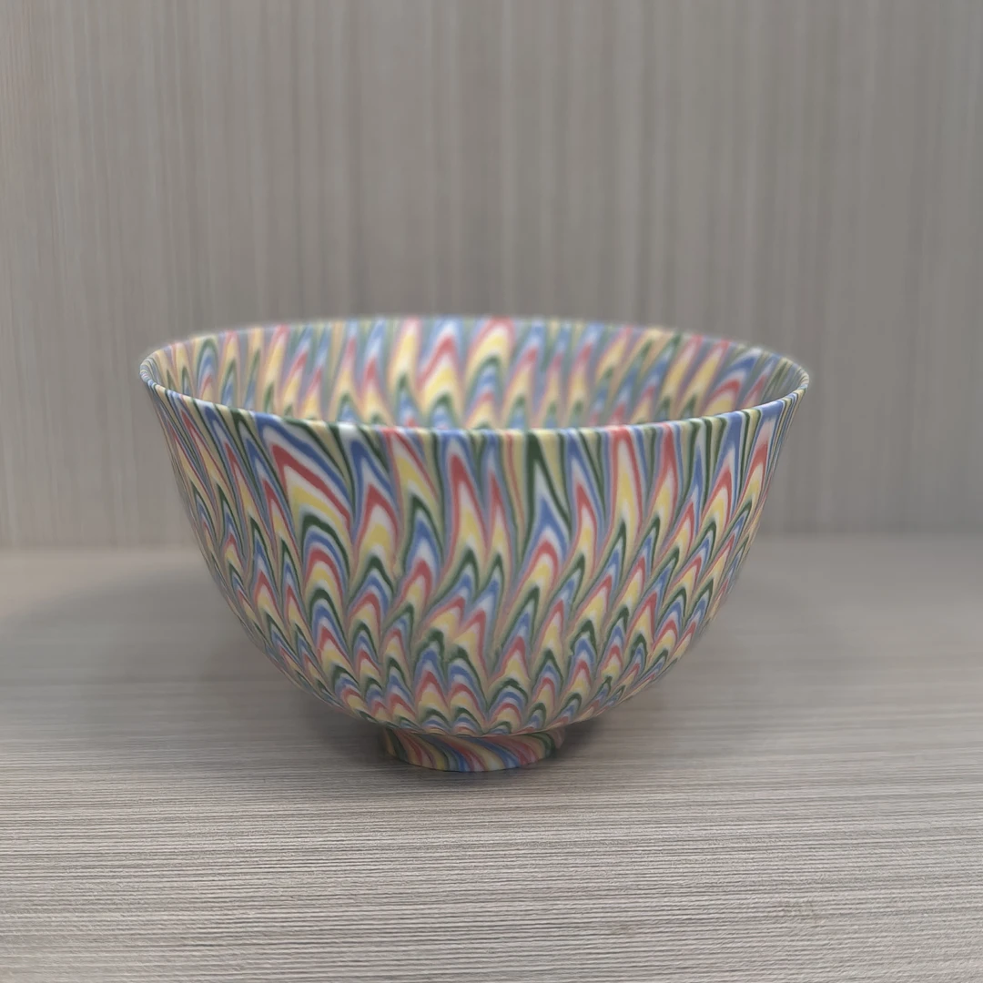 JTC绞胎瓷薄胎主人杯3