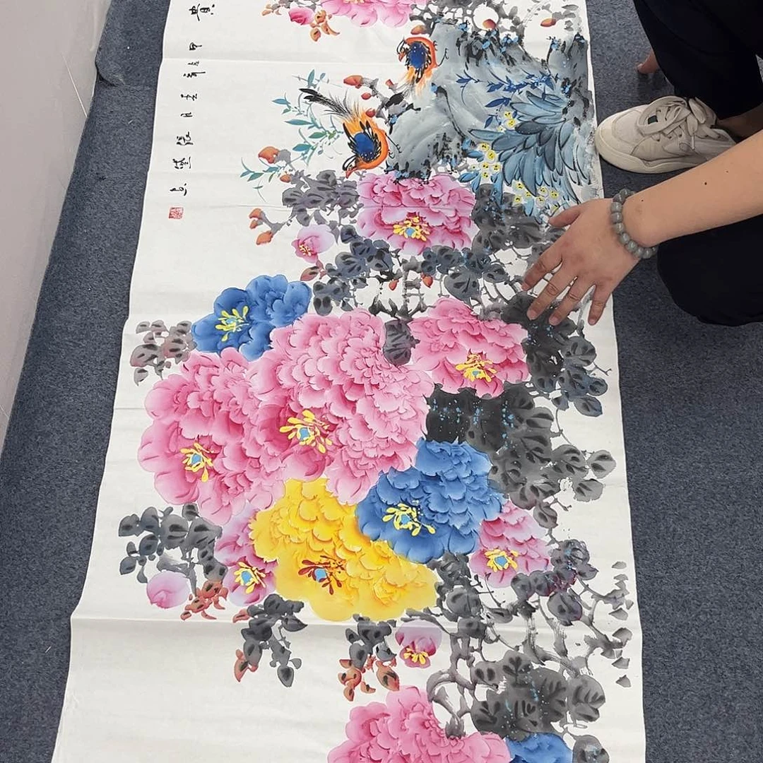 国画国画作品宣纸纯手绘