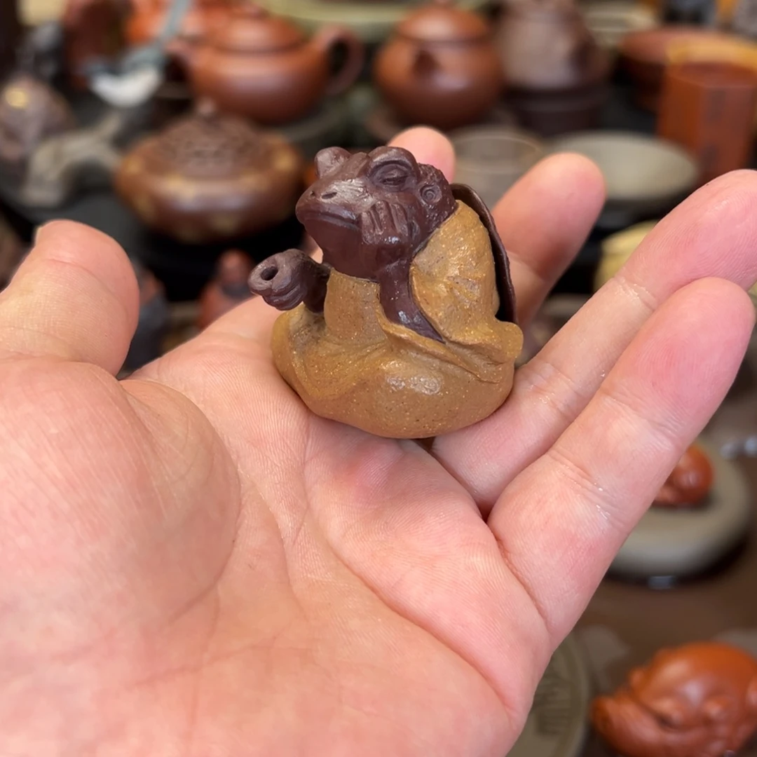 紫砂茶宠紫砂暗香香插