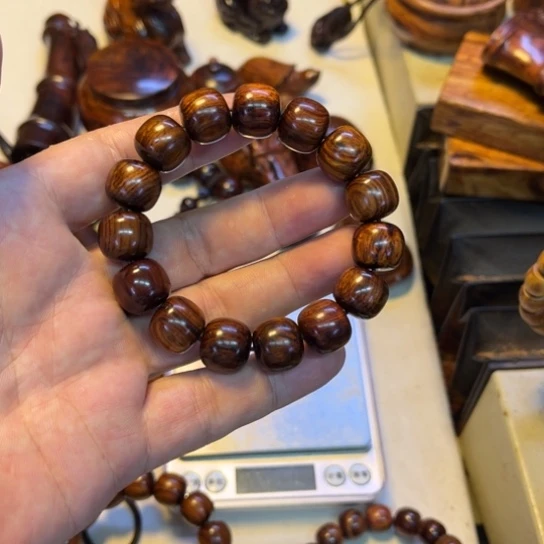 黄花梨/降香黄檀手串/手链黄花梨