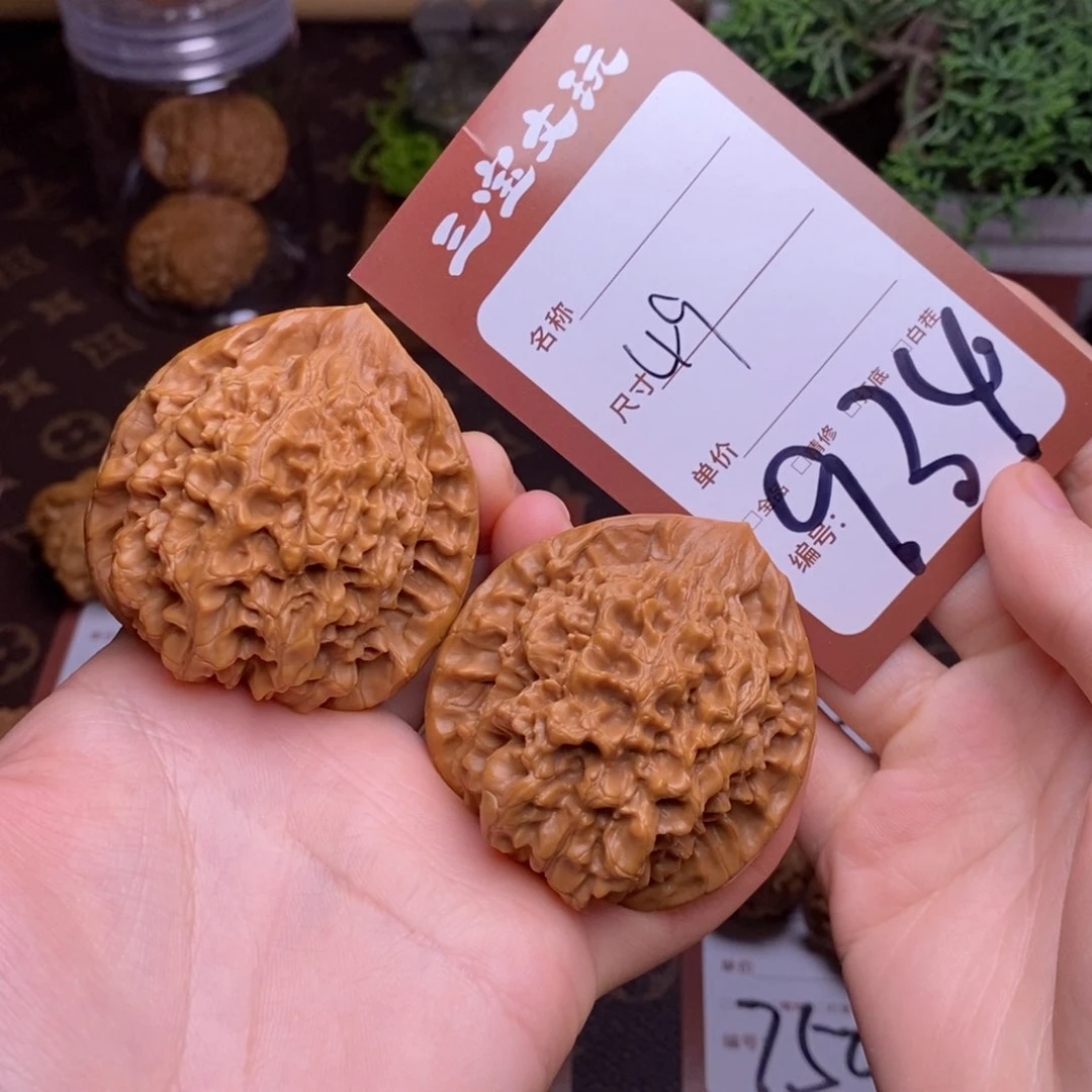 文玩核桃把件49微修官帽934