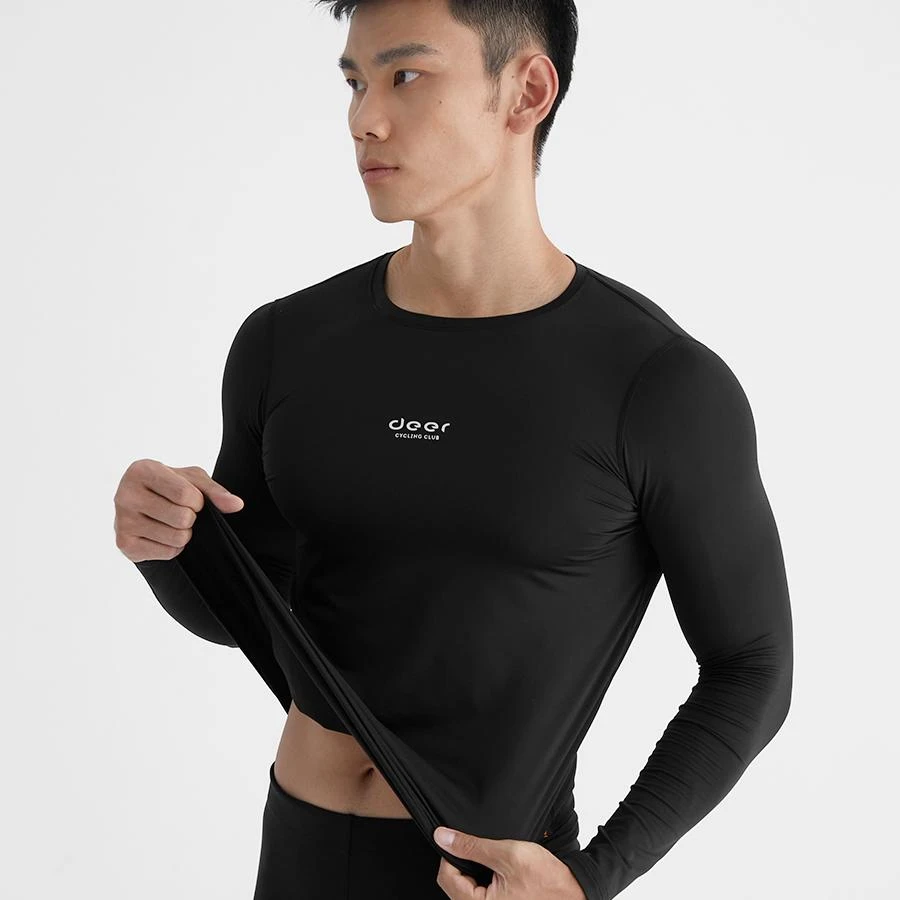 deer 小鹿[星焰 W]保暖贴身男士秋冬快干自行车内圈长袖底裤运动
