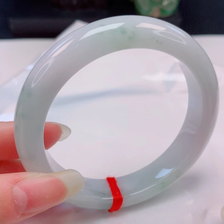 翡翠未镶嵌手镯55圈